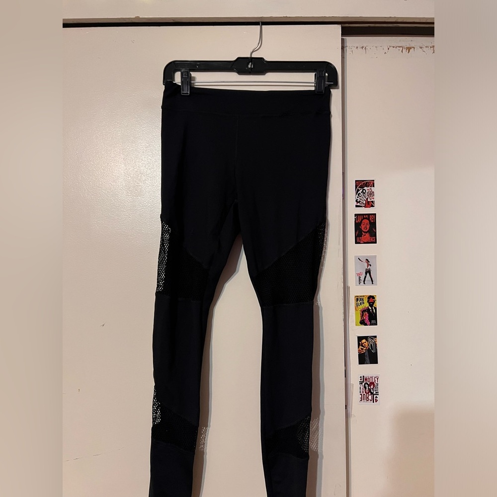 Forever 21 Fishnet Workout Pants